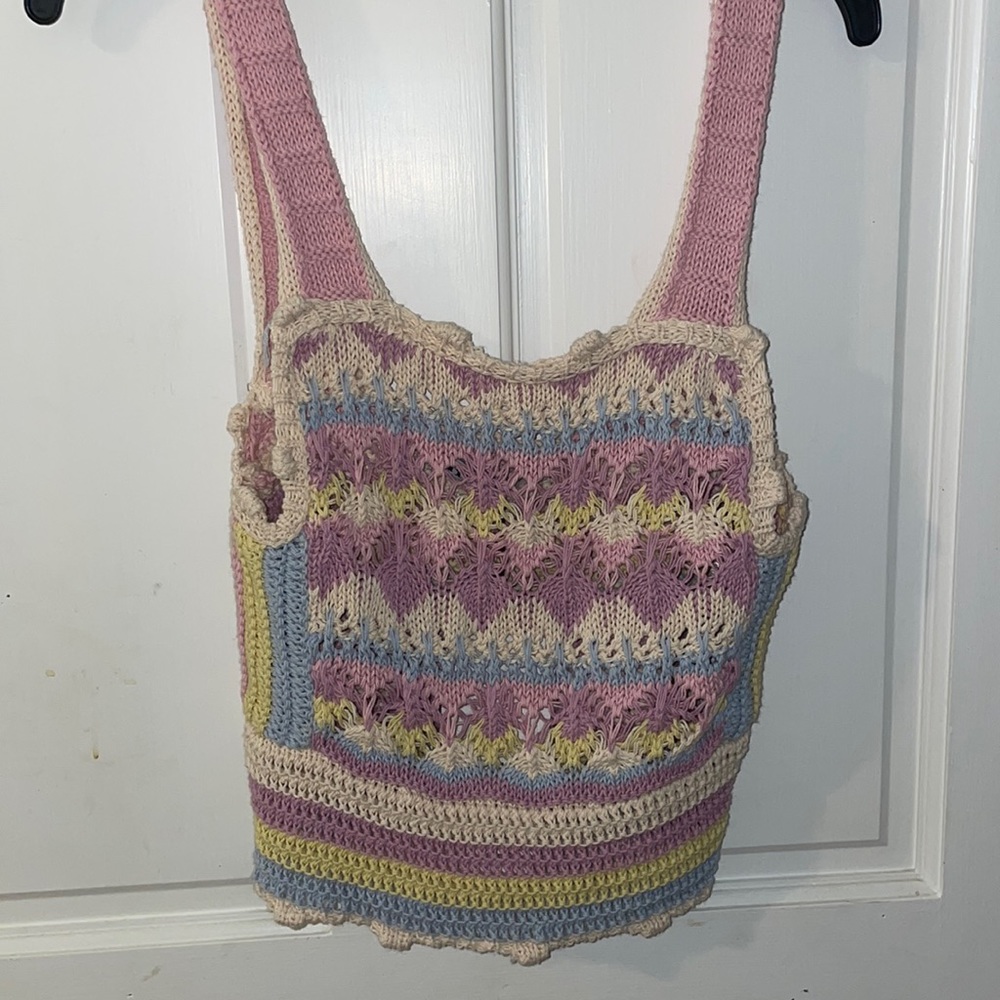 Colorful Zara Knit Top